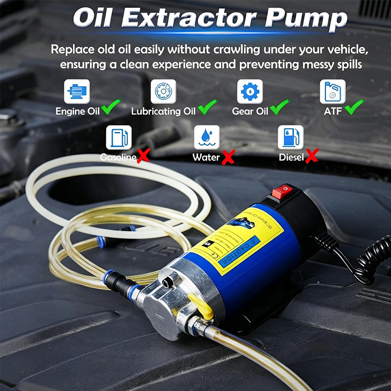 🥳2026 HOT SALE🥳💞50K+ SOLD! 🔧⛽ 50% OFF! Portable Oil Transfer Pump – pure copper motor powers through engine oil & fluids in minutes. Change your own oil without the garage bill – saves money, saves hassle! 🚗💪