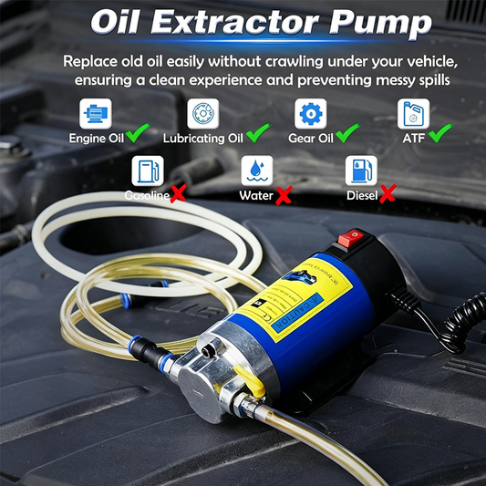 🥳2026 HOT SALE🥳💞50K+ SOLD! 🔧⛽ 50% OFF! Portable Oil Transfer Pump – pure copper motor powers through engine oil & fluids in minutes. Change your own oil without the garage bill – saves money, saves hassle! 🚗💪