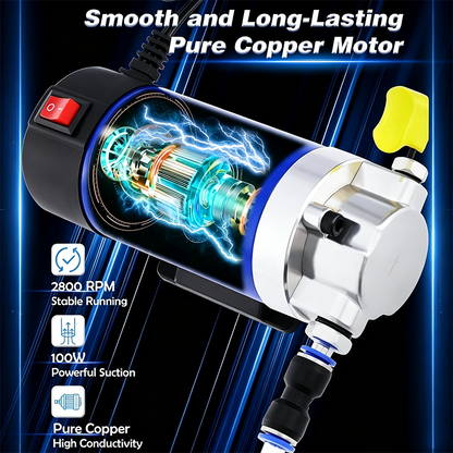 🥳2026 HOT SALE🥳💞50K+ SOLD! 🔧⛽ 50% OFF! Portable Oil Transfer Pump – pure copper motor powers through engine oil & fluids in minutes. Change your own oil without the garage bill – saves money, saves hassle! 🚗💪
