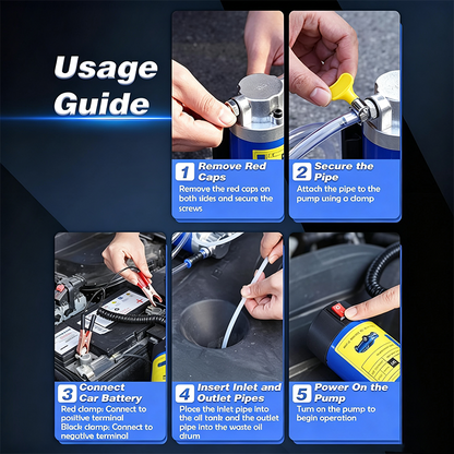 🥳2026 HOT SALE🥳💞50K+ SOLD! 🔧⛽ 50% OFF! Portable Oil Transfer Pump – pure copper motor powers through engine oil & fluids in minutes. Change your own oil without the garage bill – saves money, saves hassle! 🚗💪