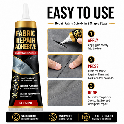 Waterproof Fabric Repair Adhesive