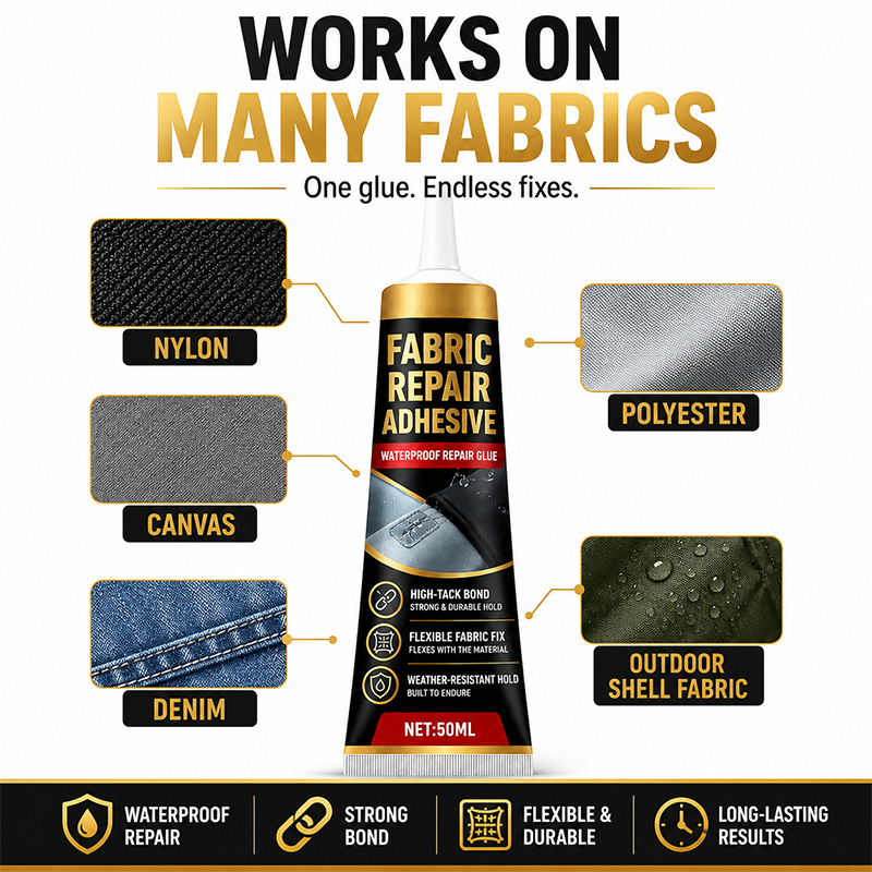 Waterproof Fabric Repair Adhesive
