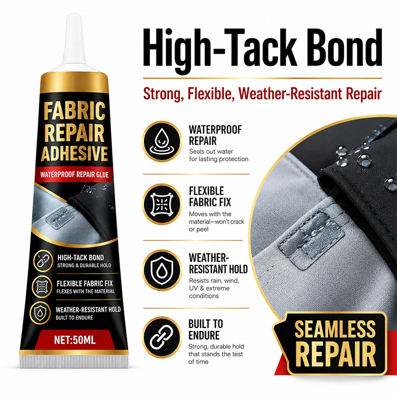 Waterproof Fabric Repair Adhesive