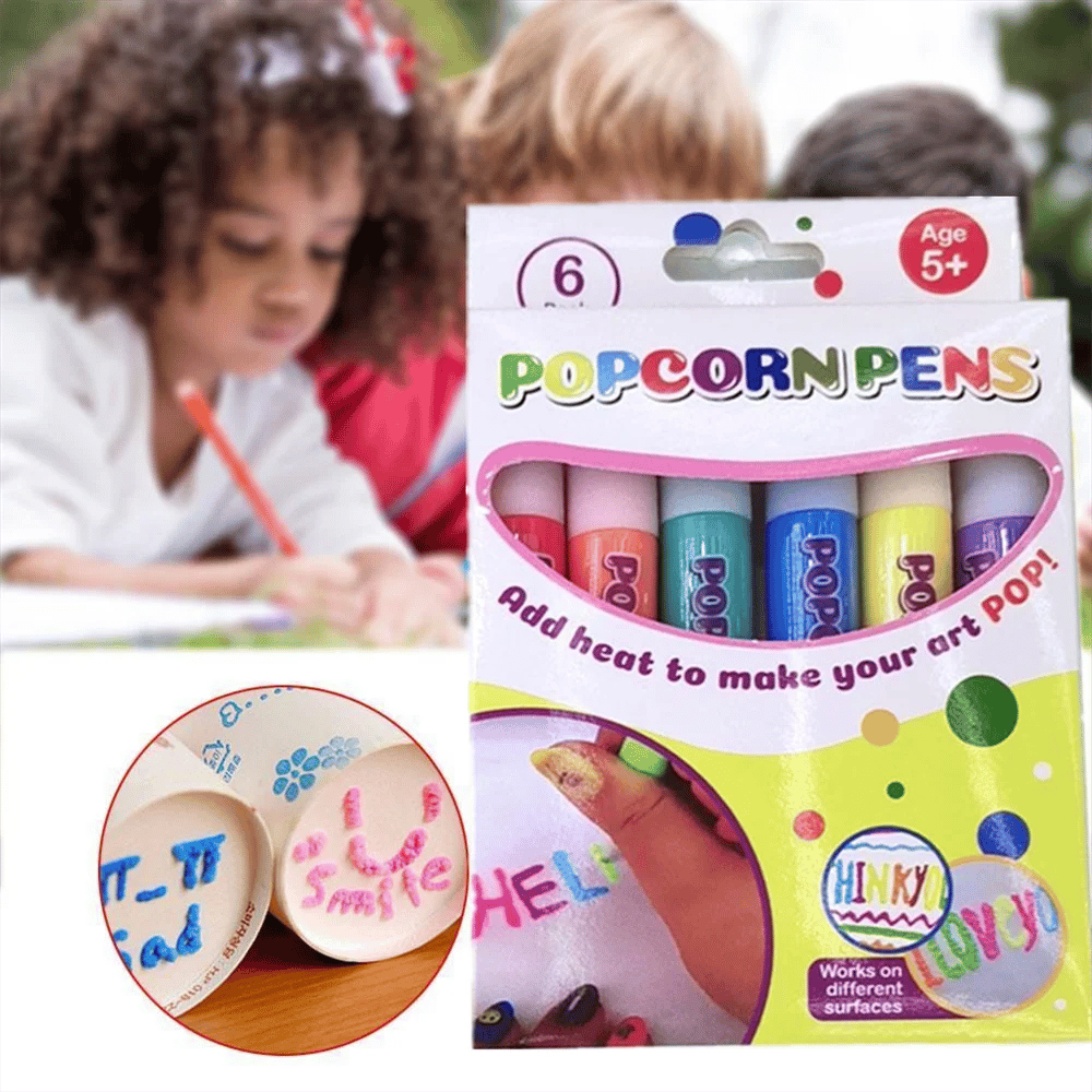 🎁DIY Bubble Popcorn Drawing Pens