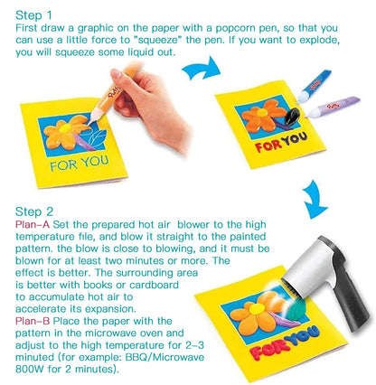 🎁DIY Bubble Popcorn Drawing Pens