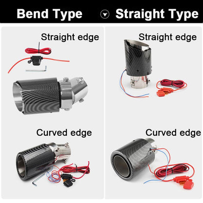 Universal LED Car Exhaust Pipe