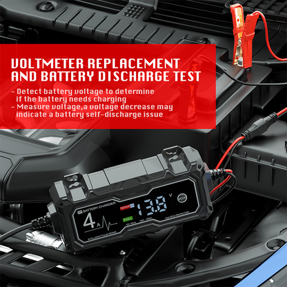 Smart Battery Charger and Battery Maintainer