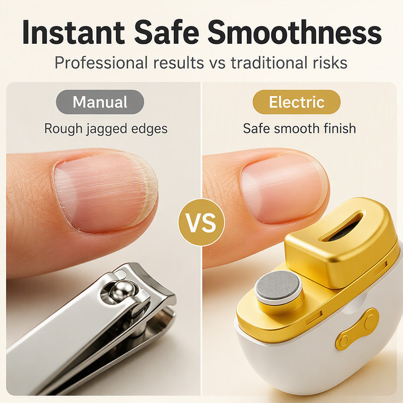 2 in 1 Rechargeable Electric Nail Clipper & Grinder