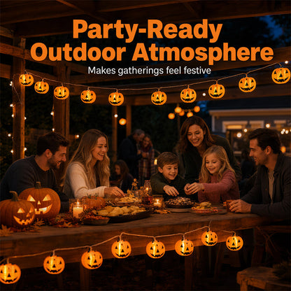 Halloween Pumpkin String Lights