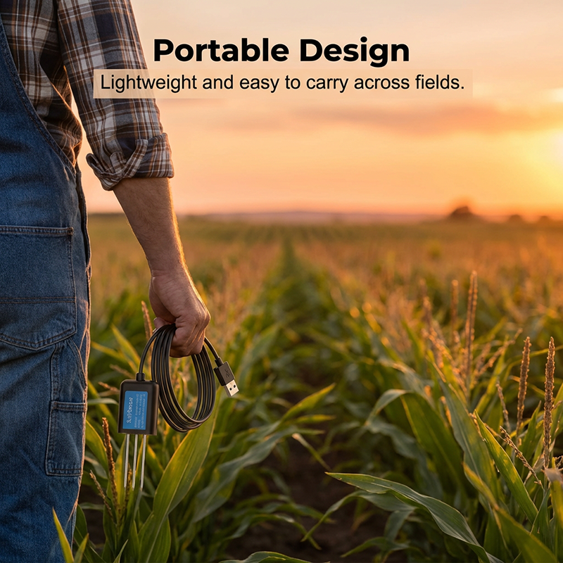 7-in-1 USB Soil Tester with App