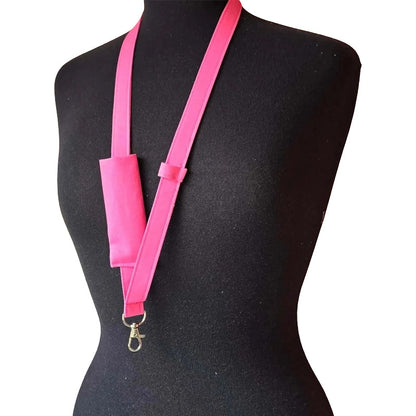 Plain Fabric Pen Lanyard