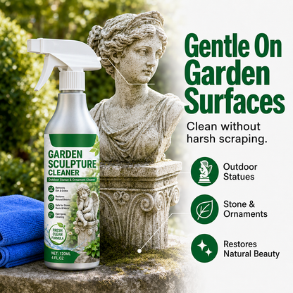 🌿 Buy 2, Get 1 FREE ✨ Powerful Cleaning Spray for Garden Sculptures – Removes Dirt & Restores a Fresh Look 🗿
