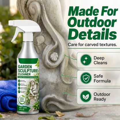 🌿 Buy 2, Get 1 FREE ✨ Powerful Cleaning Spray for Garden Sculptures – Removes Dirt & Restores a Fresh Look 🗿