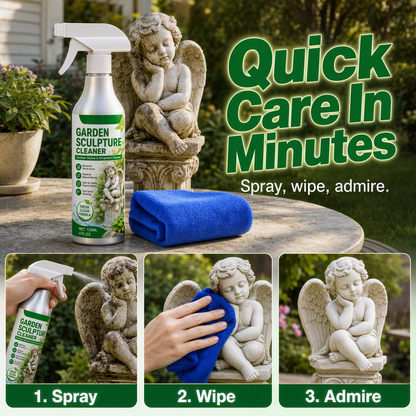 🌿 Buy 2, Get 1 FREE ✨ Powerful Cleaning Spray for Garden Sculptures – Removes Dirt & Restores a Fresh Look 🗿