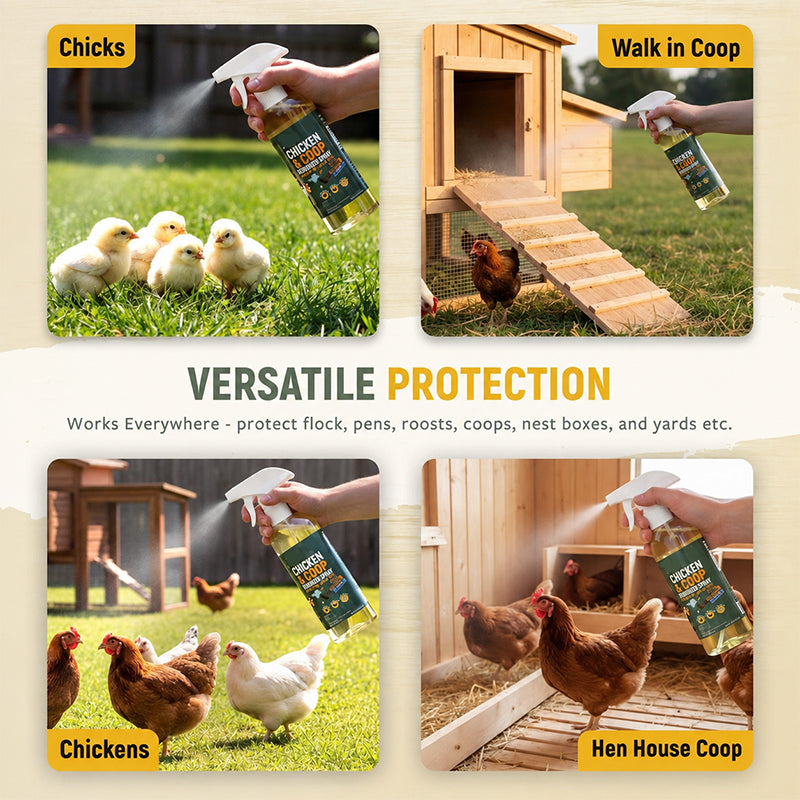 Natural Poultry Coop Cleaning Spray
