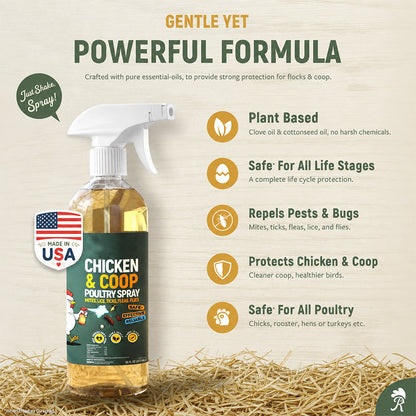 Natural Poultry Coop Cleaning Spray