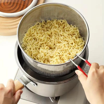 Multifunctional 304 Stainless Steel Frying Pot