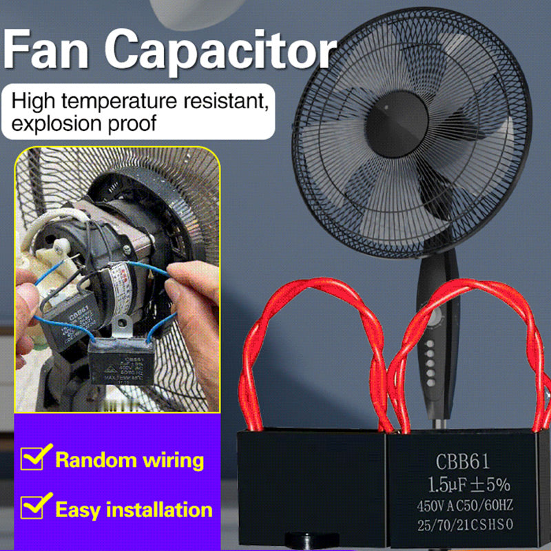 🌀 Replacement Capacitor for Ceiling, Pedestal & Exhaust Fans
