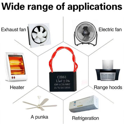 🌀 Replacement Capacitor for Ceiling, Pedestal & Exhaust Fans