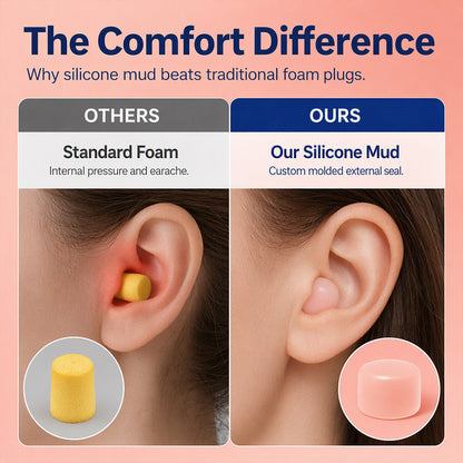 Moldable Silicone Mud Earplugs