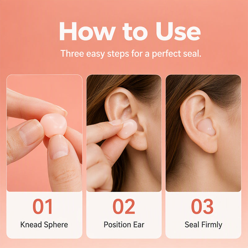 Moldable Silicone Mud Earplugs