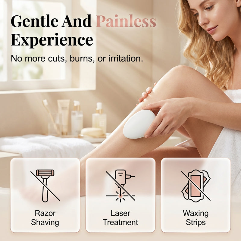 🪞 Palm-Fit Hair Eraser for Quick At-Home Grooming