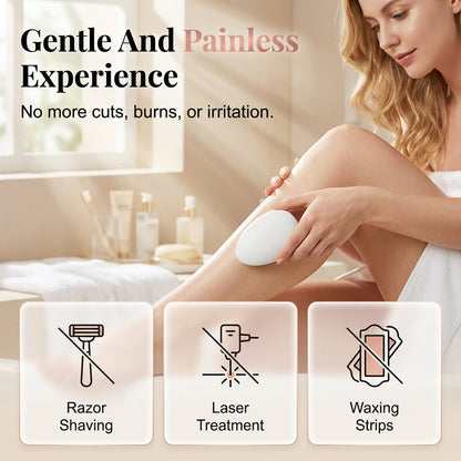 🪞 Palm-Fit Hair Eraser for Quick At-Home Grooming