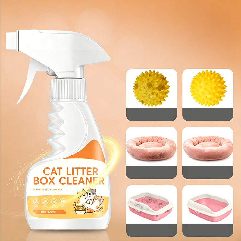 Odor-Free Cat Litter Box Cleaning Spray