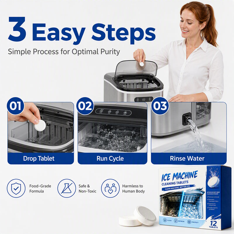 Ice Machine Cleaner Descaler Tablets