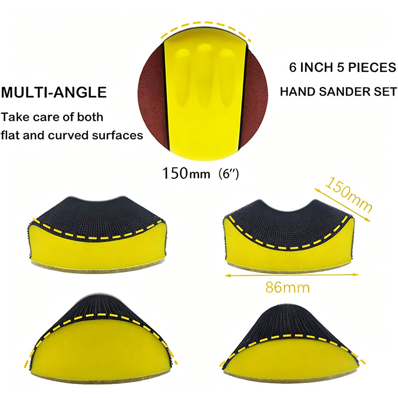 16-Piece Multi-Shape Sanding Block Set