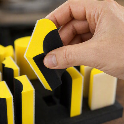 16-Piece Multi-Shape Sanding Block Set