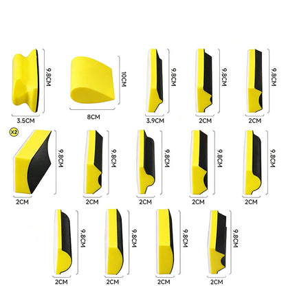 16-Piece Multi-Shape Sanding Block Set
