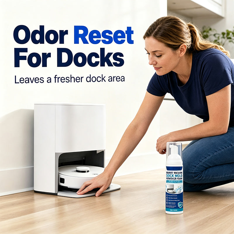 Robot Vacuum Dock Mold Remover Foam with Towel