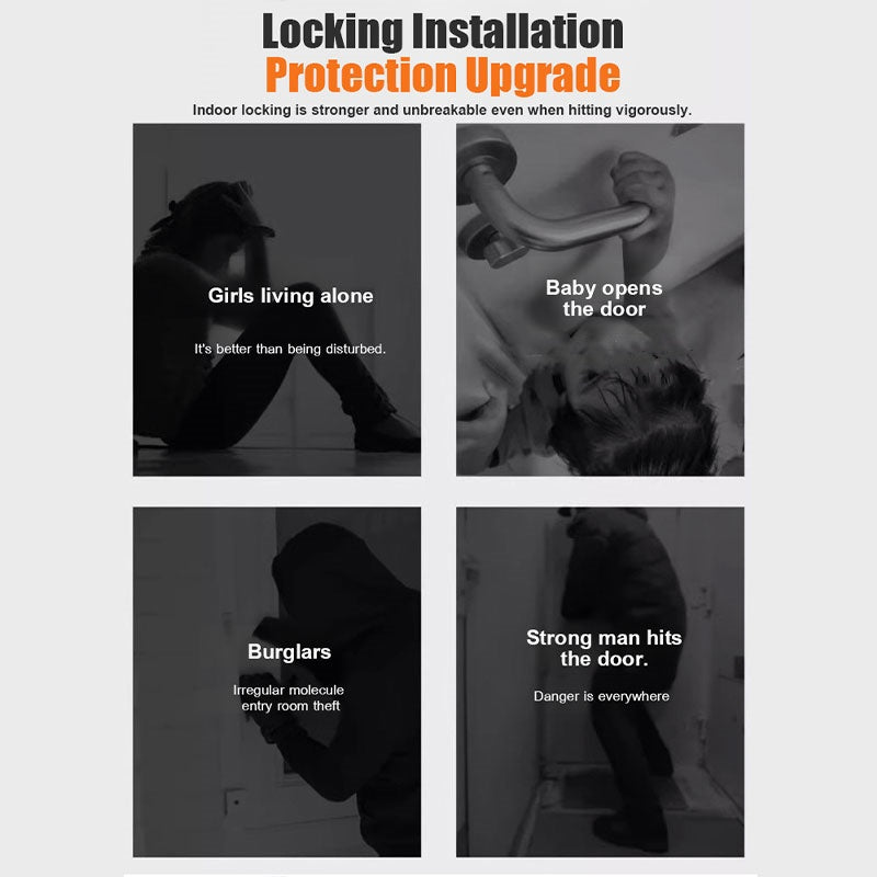 Home Security Door Reinforcement Lock