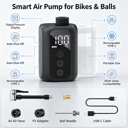 Portable Mini Smart Tire Inflator