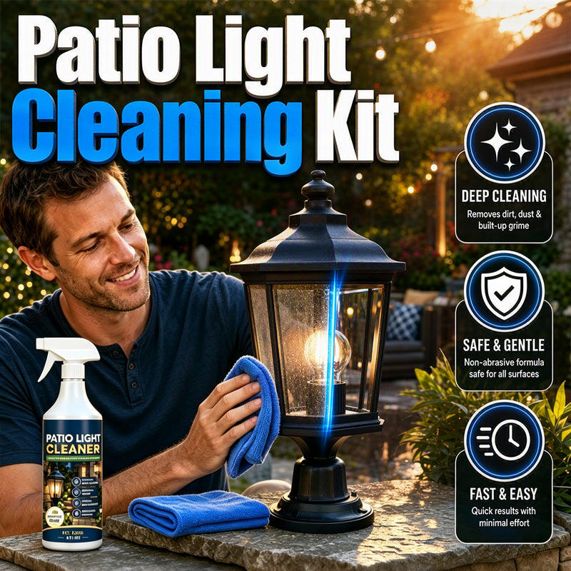 Outdoor Lantern and Garden Light Cleaner Spray