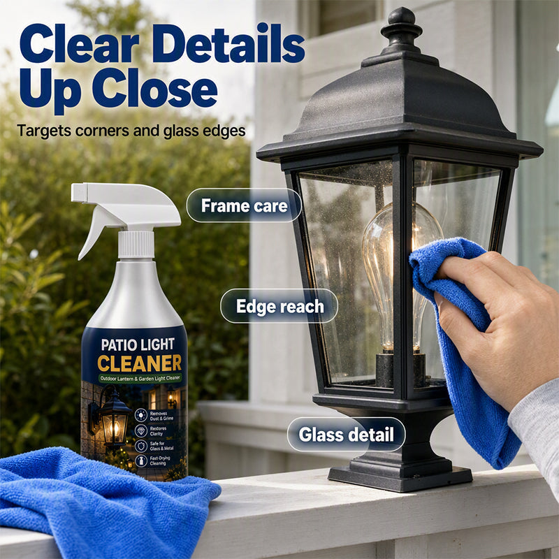 Outdoor Lantern and Garden Light Cleaner Spray