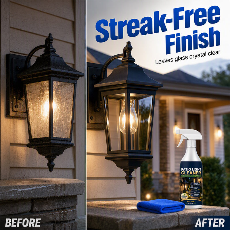 Outdoor Lantern and Garden Light Cleaner Spray