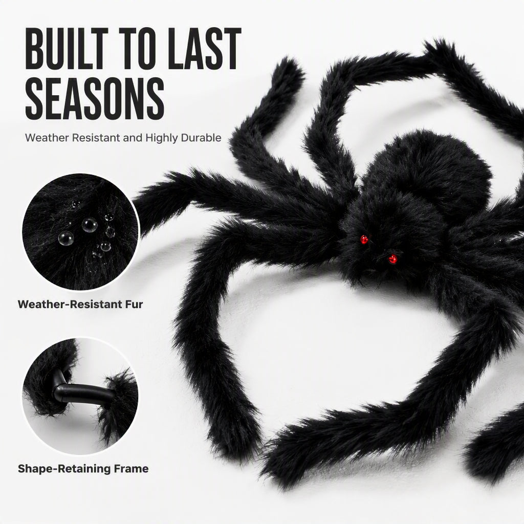 Halloween Outdoor Decorations Giant Spider