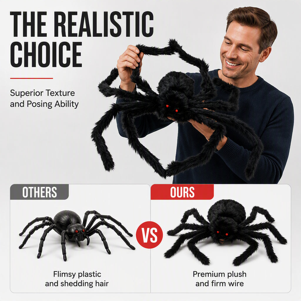 Halloween Outdoor Decorations Giant Spider