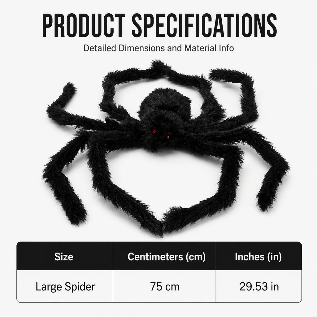 Halloween Outdoor Decorations Giant Spider