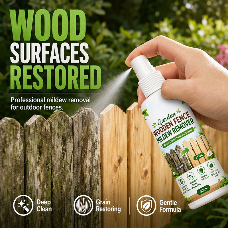 Outdoor Wooden Fence Mildew Remover Spray