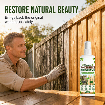 Outdoor Wooden Fence Mildew Remover Spray