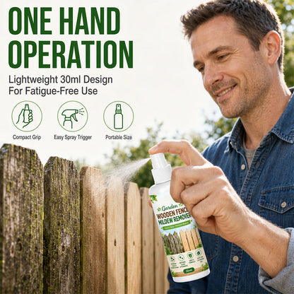 Outdoor Wooden Fence Mildew Remover Spray
