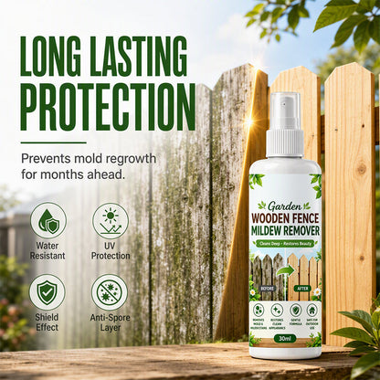 Outdoor Wooden Fence Mildew Remover Spray