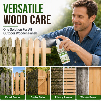Outdoor Wooden Fence Mildew Remover Spray