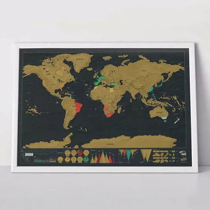 World Map Travel Journal
