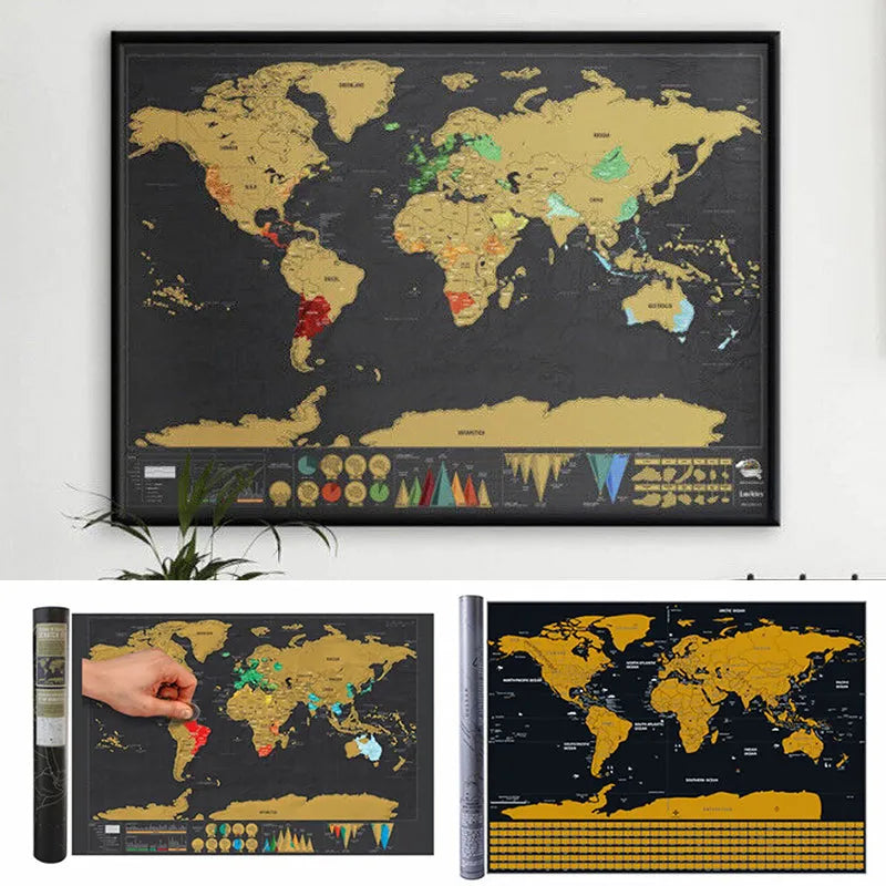 World Map Travel Journal