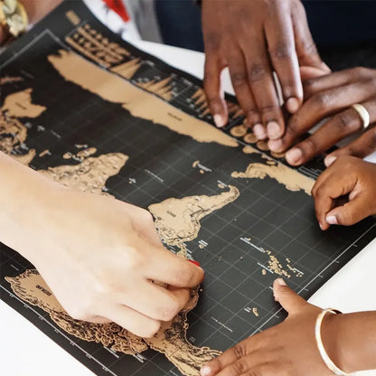 World Map Travel Journal
