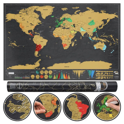 World Map Travel Journal